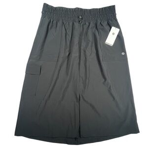 Apana NWT Black Active Yoga Dress Cargo Pocket Athleisure Size L